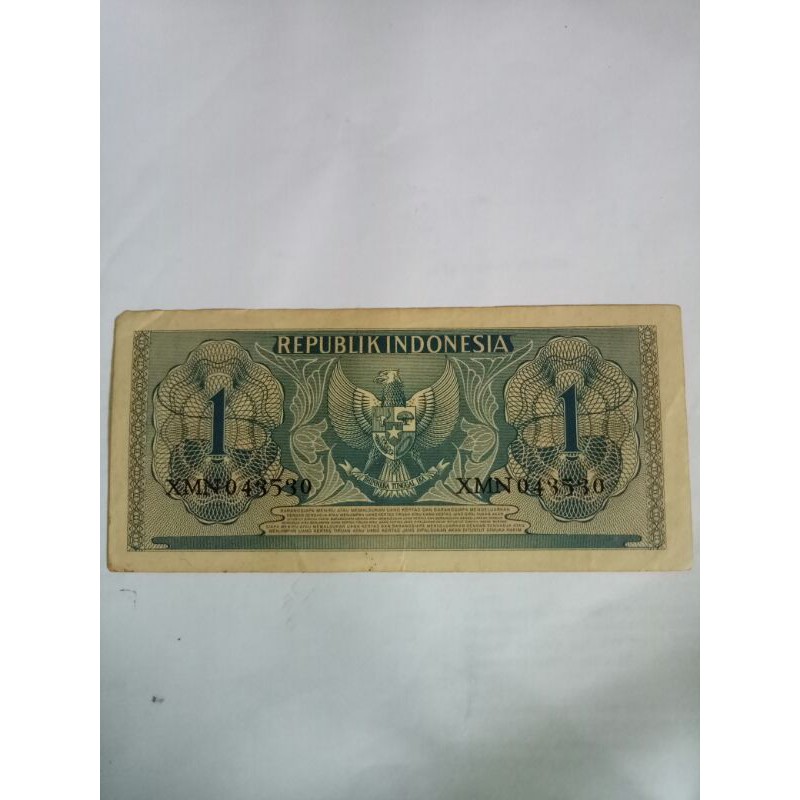 preloved uang kuno 1 rupiah tahun 1956