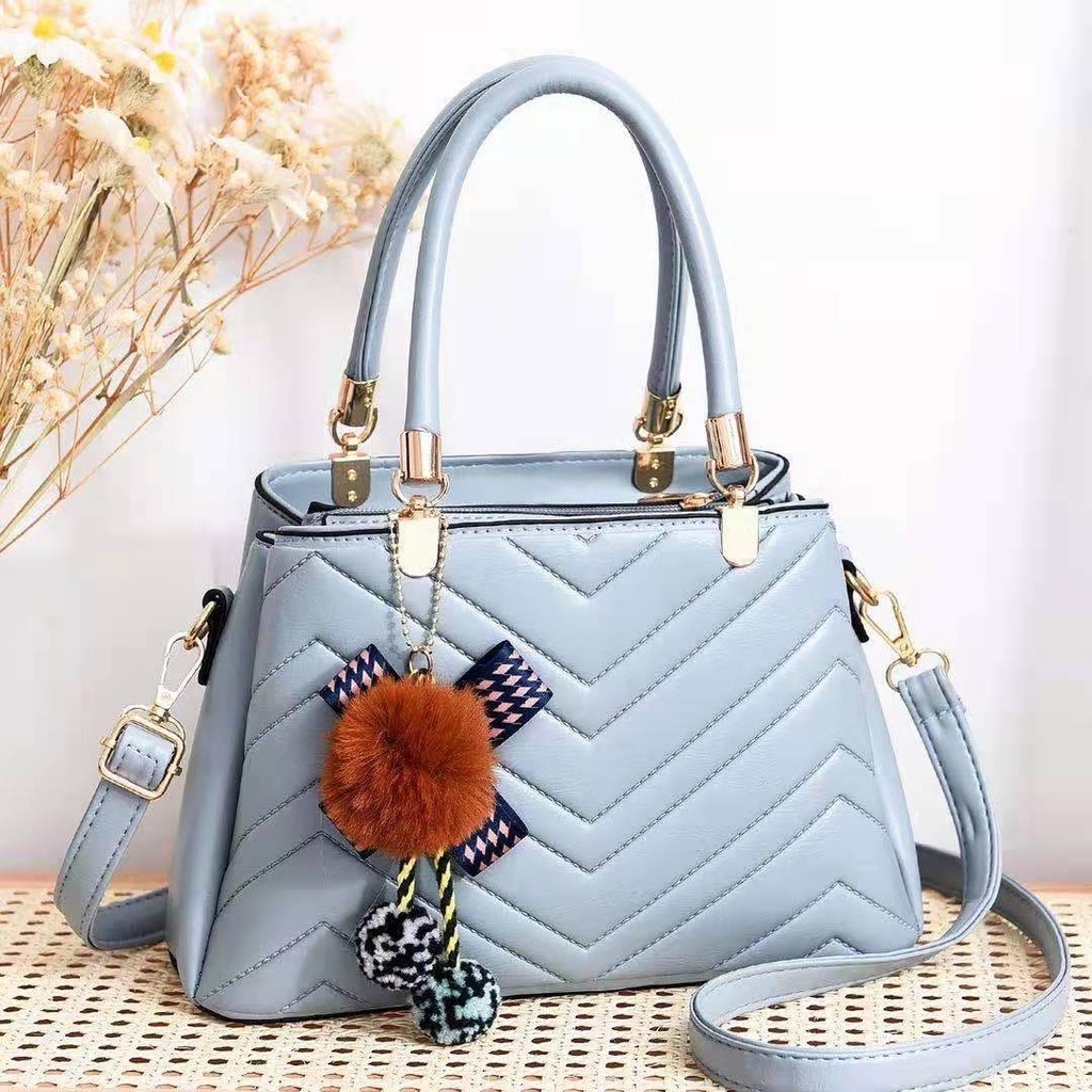 BJ43136 - BLACK/BLUE/GREEN/REDWINE/YELLOW - TAS WANITA FASHION IMPORT MODIS ELEGAN TERMURAH TERLARIS TERBARU BAGSTORE JAKARTA TAS BATAM BQ3136 GT1926