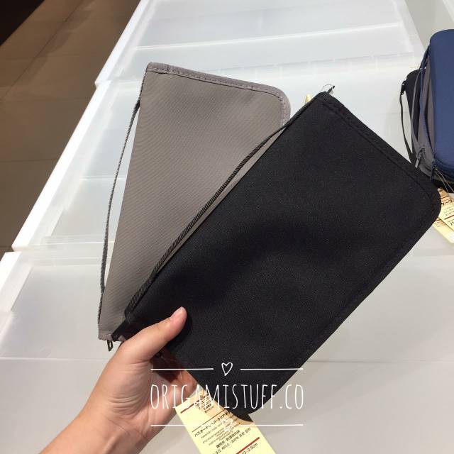 MUJI Passport Case (with clear pocket)