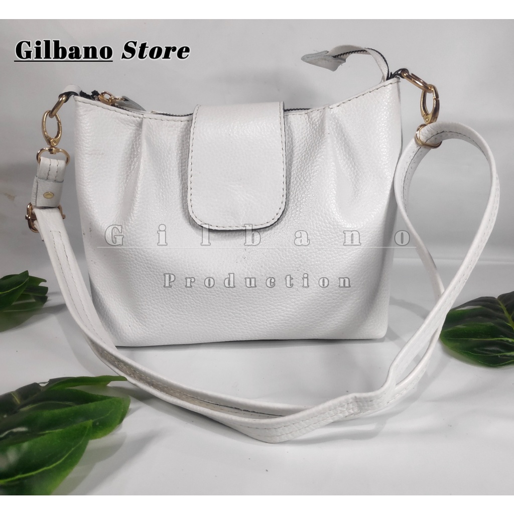 [SIZE L] TAS KULIT WANITA KULIT SAPI ASLI GARUT