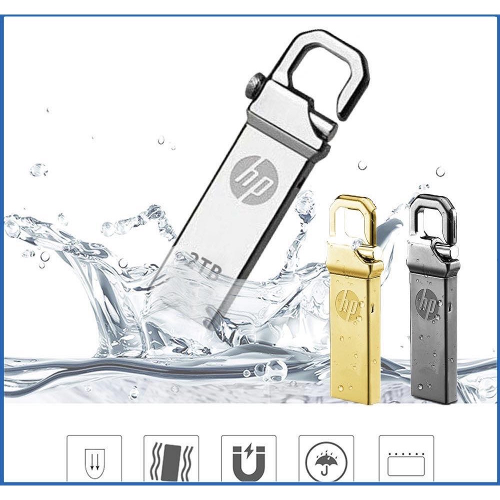 MIINII Flashdisk HP 2TB Flash Drive Metal Waterproof High Speed U Disk Flash Drive
