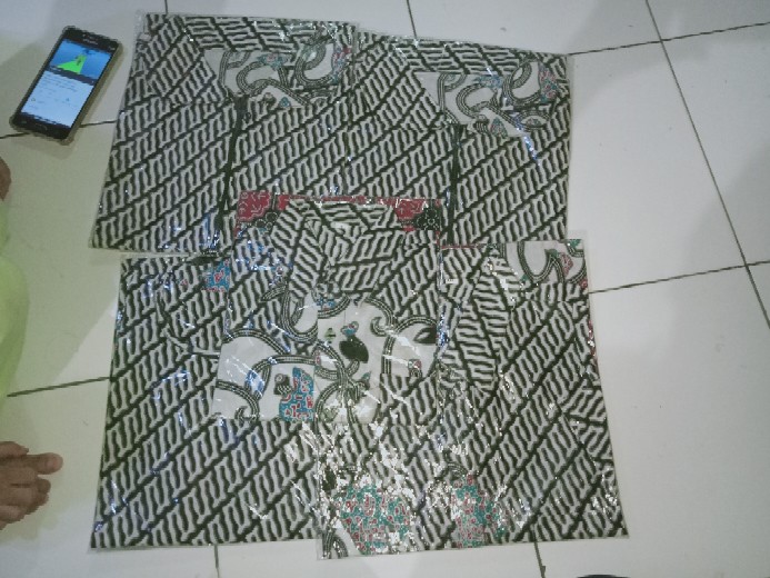 Batik Couple Keluarga Sania Ruffle Ori Ndoro Jowi Dnt Matahari Merah