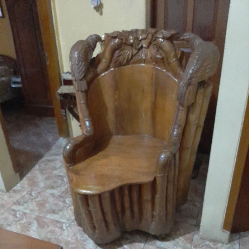 kursi ukiran kayu jati