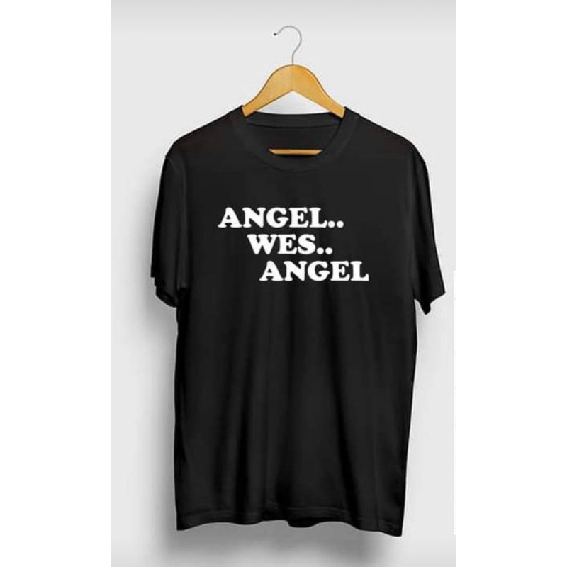 Kaos ANGEL WESS All Size Lengan Pendek Cotton Combed 100% M L XL XXL XXXL XXXXL XXXXXL
