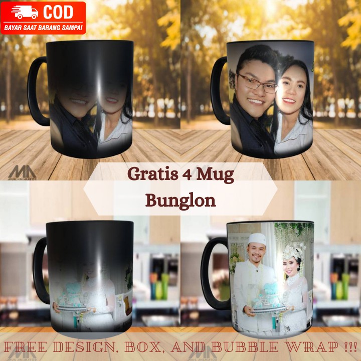 Kado Mug Bunglon, Mug Custom Bisa Berubah Muncul Foto, Gambar, dan Tulisan