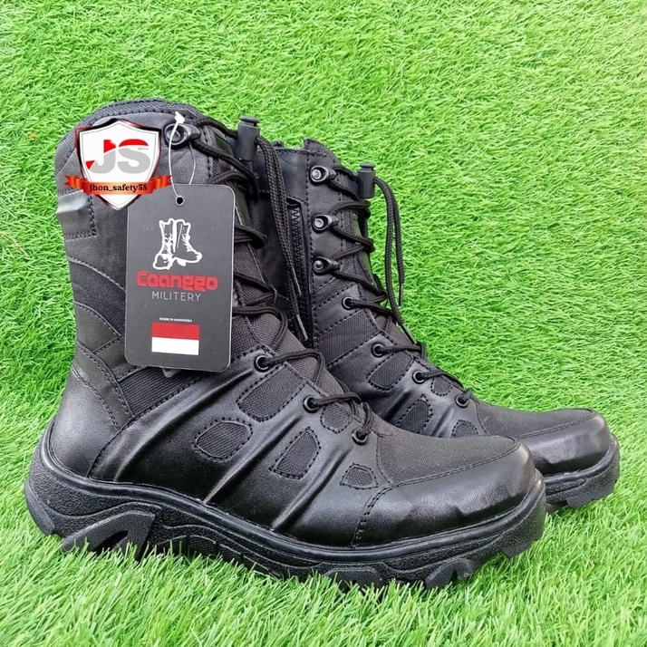 SEPATU PDL TNI POLRI TERBARU 2021 SEPATU PDL KULIT 5AA ORIGINAL CAANGGO MILITERY