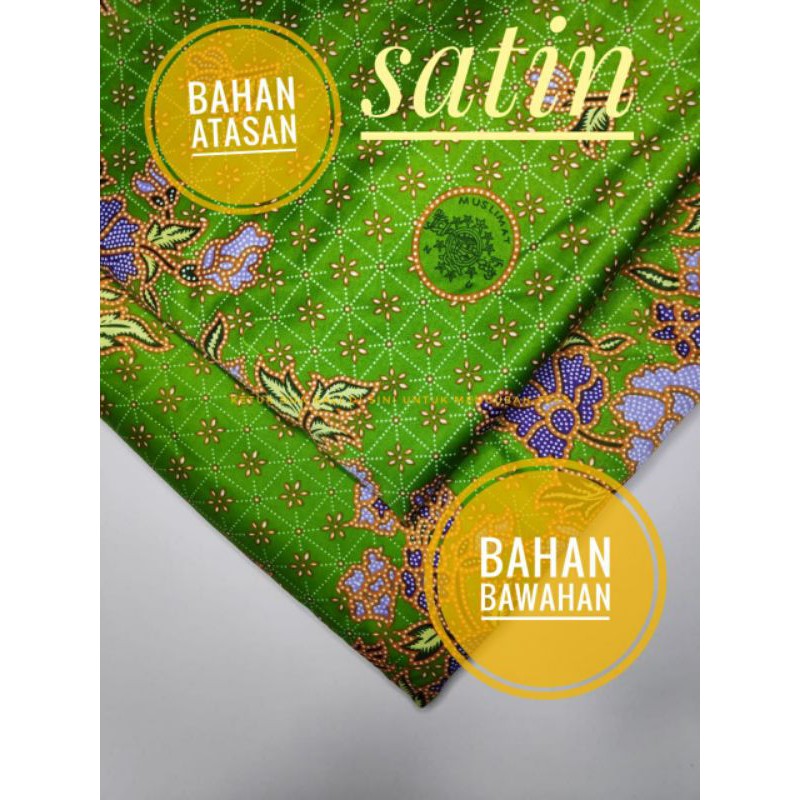 Kain Batik Muslimat NU Satin Premium