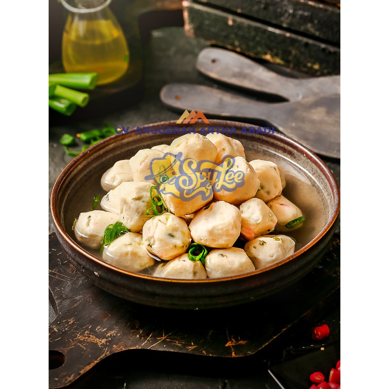 Spylee Bakso Ikan Sayur/Veggie Fishcake (Isi 26-29) HALAL BPOM DISKON TERMURAH FROZEN FOOD