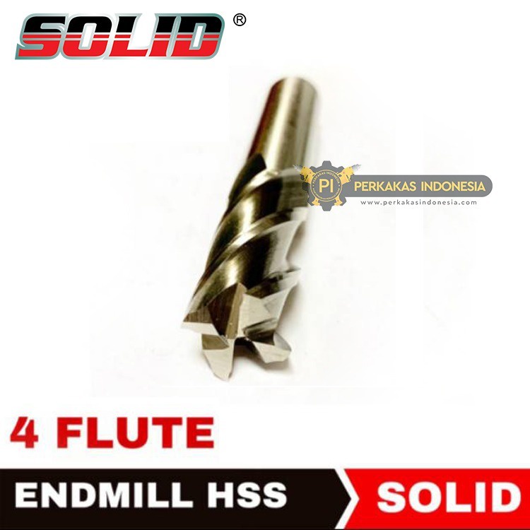 Mata Bor Endmill HSS 4 Flute Endmill 2mm Endmill 3mm Endmill 4mm Endmill 6mm  Endmill 8mm Endmill 10