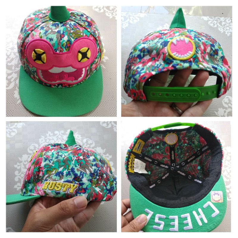 Topi elstinko dewasa visor pendek karakter rusty setelan second