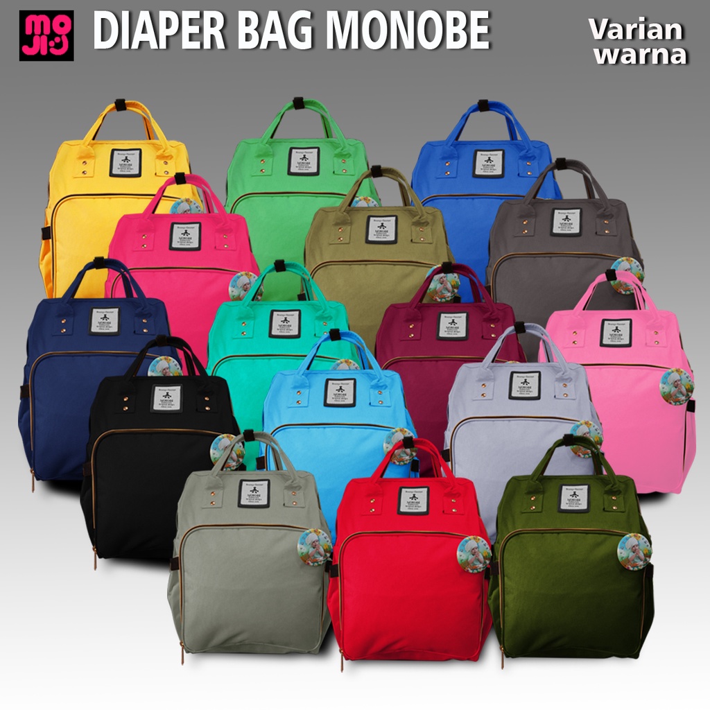 MOJI - Anello Diaper Bag / Ransel Bayi / Tas Perlengkapan Bayi / Tas Popok Bayi Best Seller