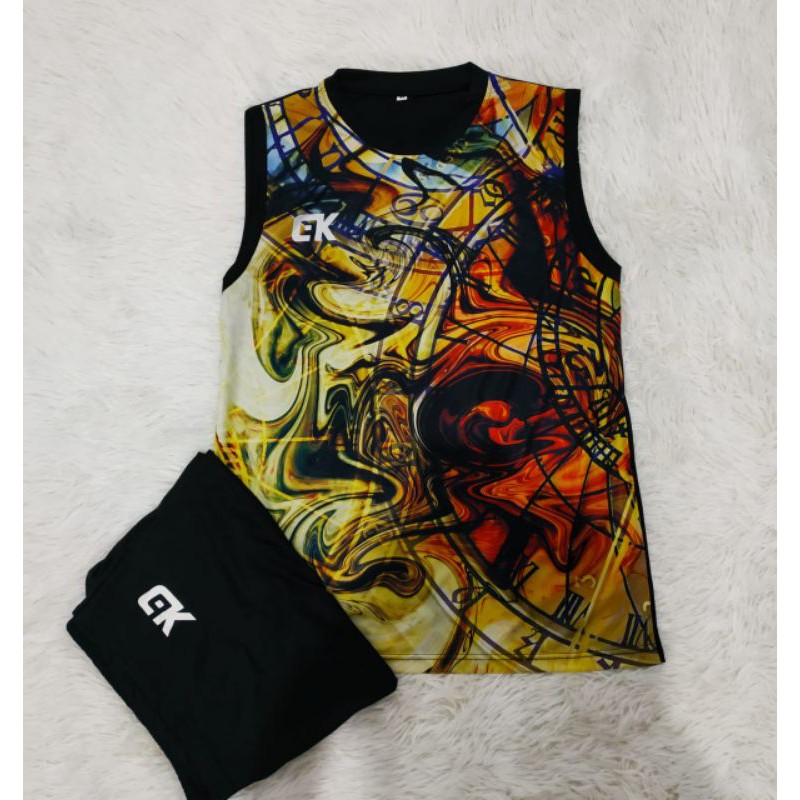 KAOS OLAHRAGA SINGLET WANITA KAOS VOLLY WANITA BAJU VOLLY BAJU BADMINTON CEWEK BAJU VOLI PEREMPUAN J