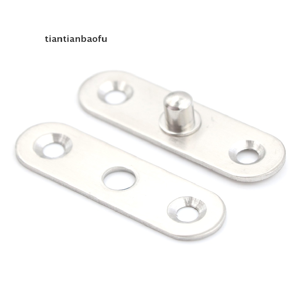 [tiantianbaofu] New 56mm L Hardware Stainless Steel 360 Degree Rotating Door Pivot Hinge Tone Rotar Boutique