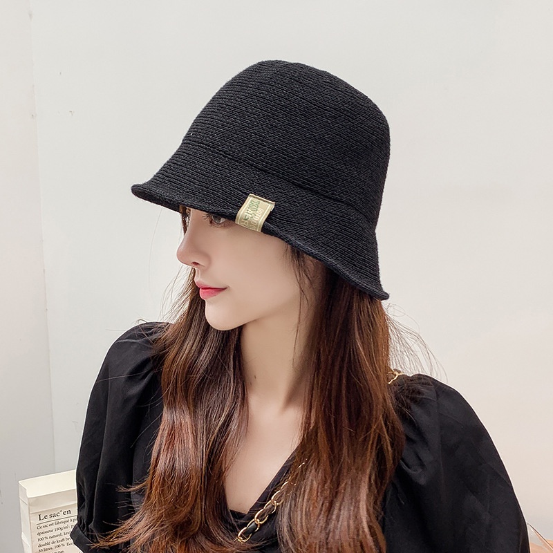 Topi Bucket Matahari Musim Panas Gaya Korea Untuk Penutup Wajah