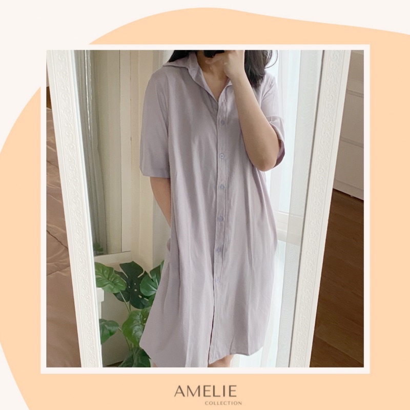 AMELIE BASIC SHIRTDRESS