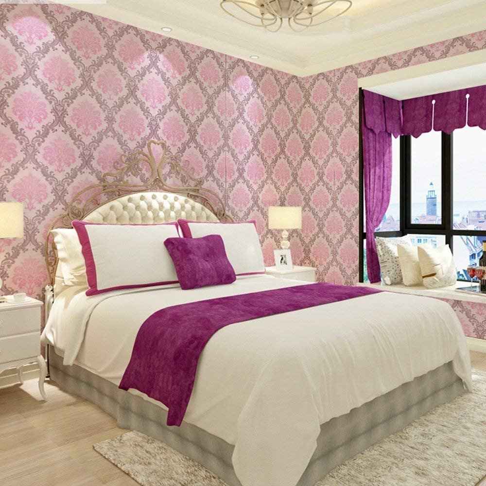 TERMURAH COD WALLPAPER STICKER DINDING MOTIF ELEGANT WALLPAPER RUANG TAMU / KAMAR TIDUR BEST SELLER