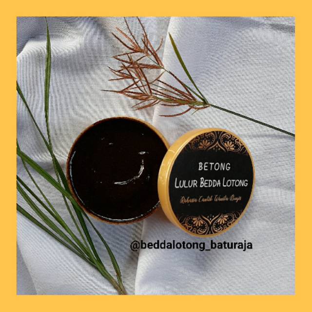 Lulur bedda lotong / bedak lotong / lulur rempah hitam