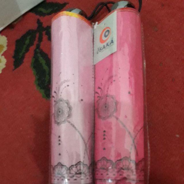 Payung Lipat 4 Fancy Karakter Motif Bunga Anti Uv Merk Osaka Bw-060