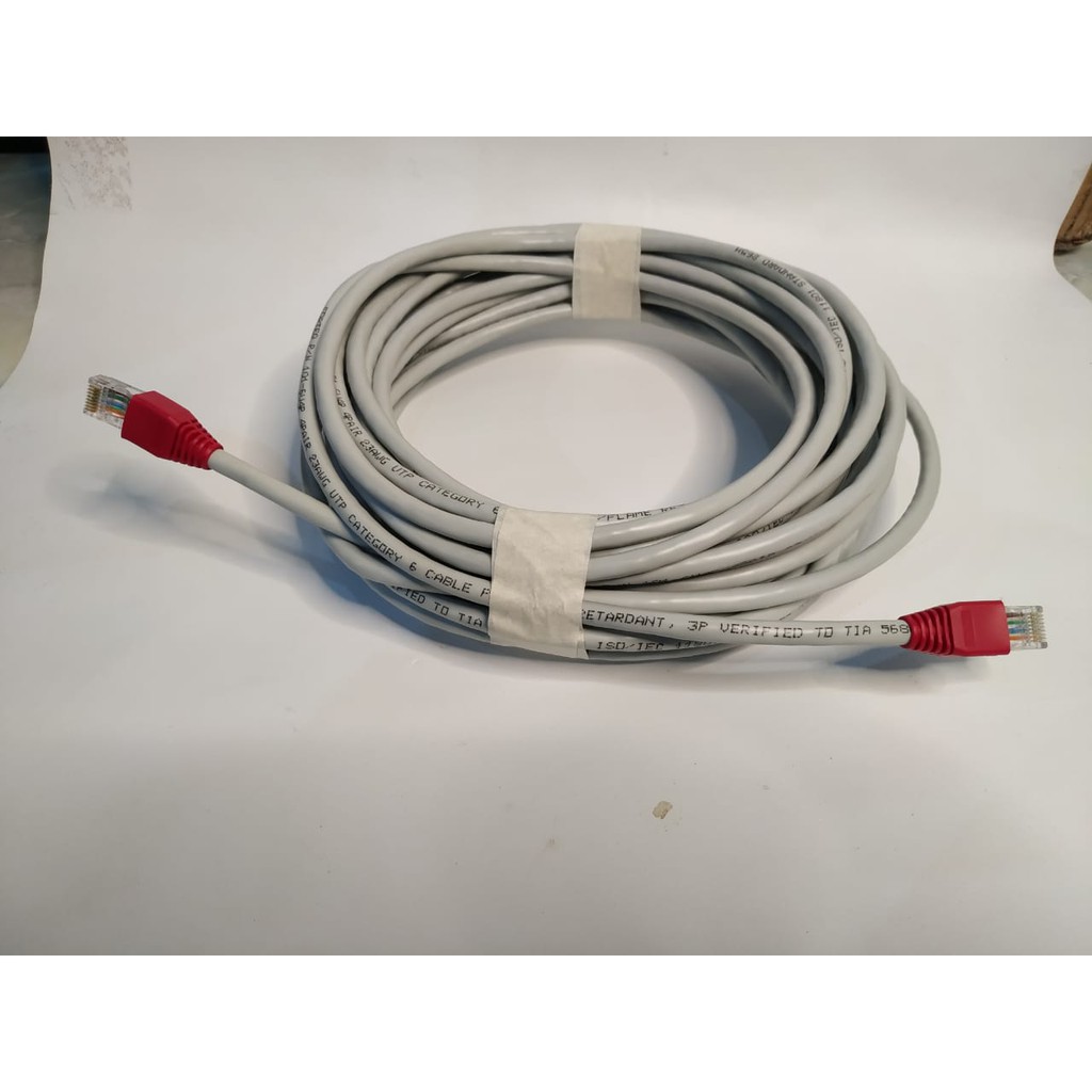 Kabel Lan Cat 5e UTP Copper Indoor Merk FORTEQ Kabel Lan Siap Pakai Panjang 2 Meter HIGH QUALITY