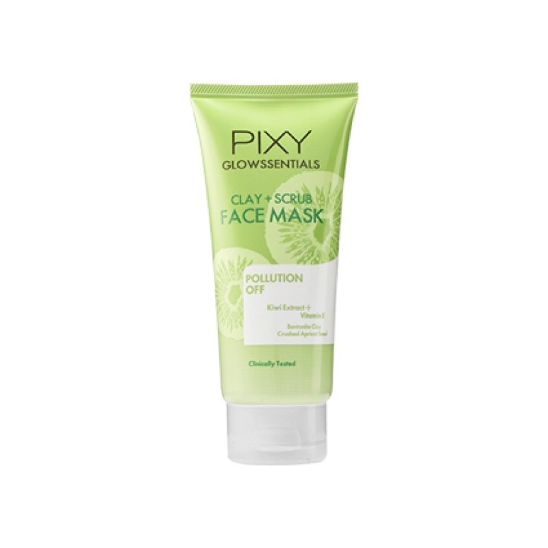 PIXY GLOWSSENTIALS CLAY+SCRUB FACE MASK