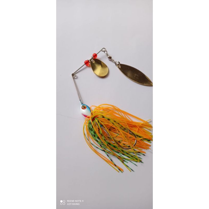 Spinner Bait 17gr - Umpan Casting Toman & Gabus Lure V-Spinner