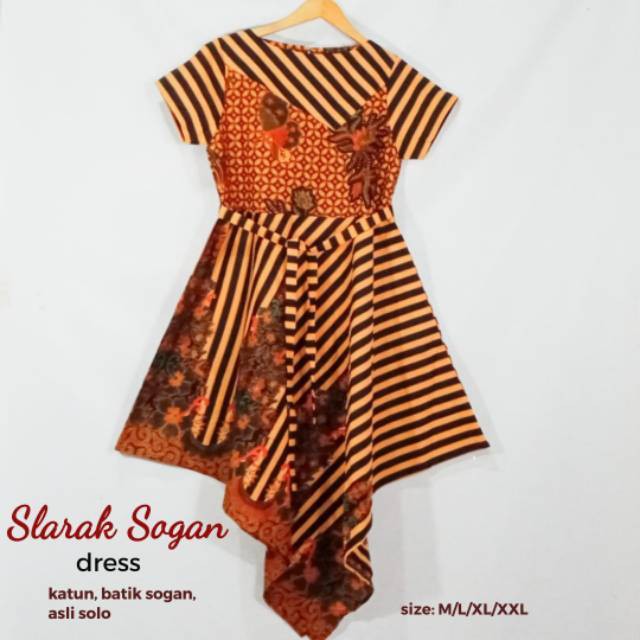 PO DRESS BATIK SOGAN (TYAS MALA)