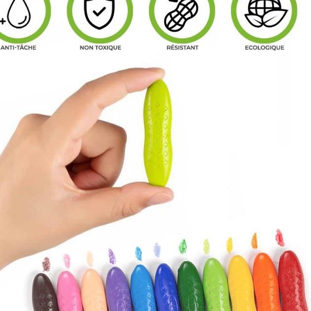 

Big Sale Magical Crayon 12 pcs 24 pcs Crayons Bayi Anak Peanut Yplus UK Mudah Dihapus Tidak Mengotori Tangan !!
