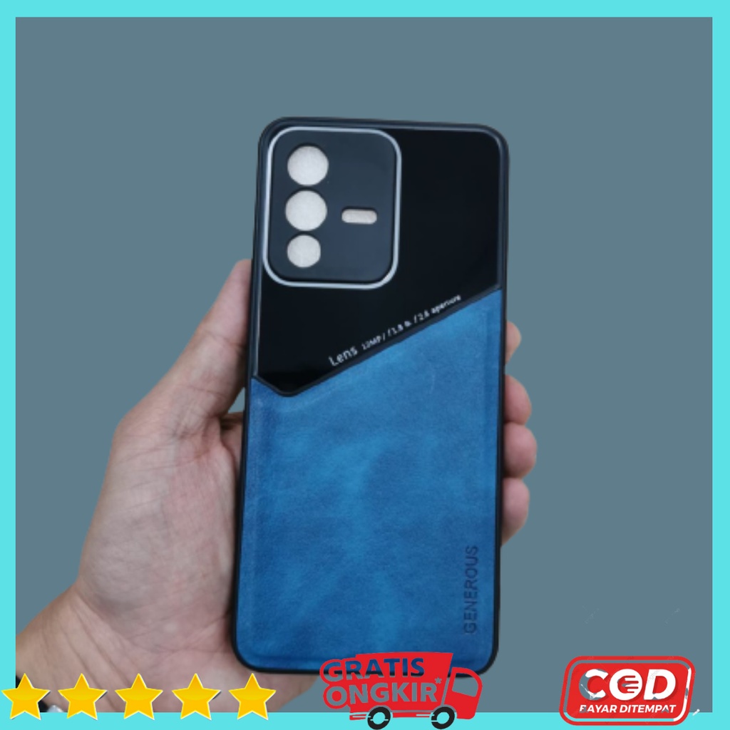 PLEXIGLASS LEATHER CASE VIVO V23 5G - CASING VIVO V23 5G CASE