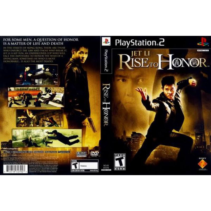 Kaset PS 2 : JET LI RISE OF HONOR