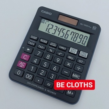 

Casio MJ-100D Plus Kalkulator - Desktop Meja Check Correct MJ 100 D PLUS