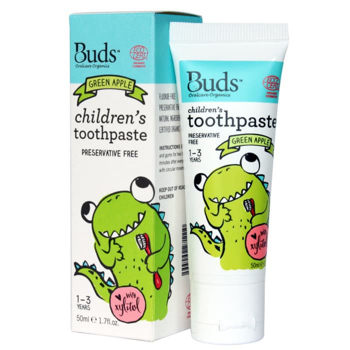 Buds for Kids Children's Toothpaste with Natural Xylitol / pasta gigi / sikat gigi