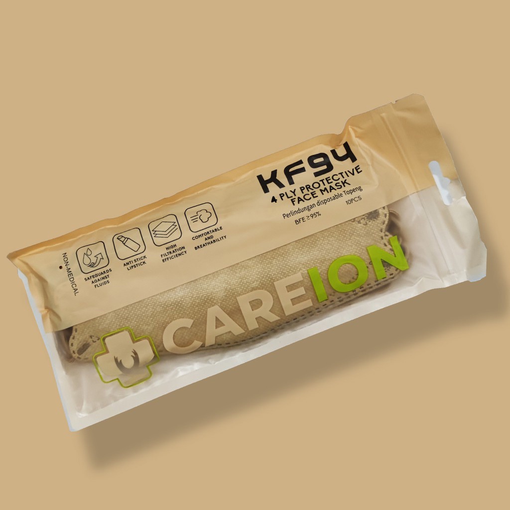 Masker Kf94 Careion Nude Yellow isi 10Pcs