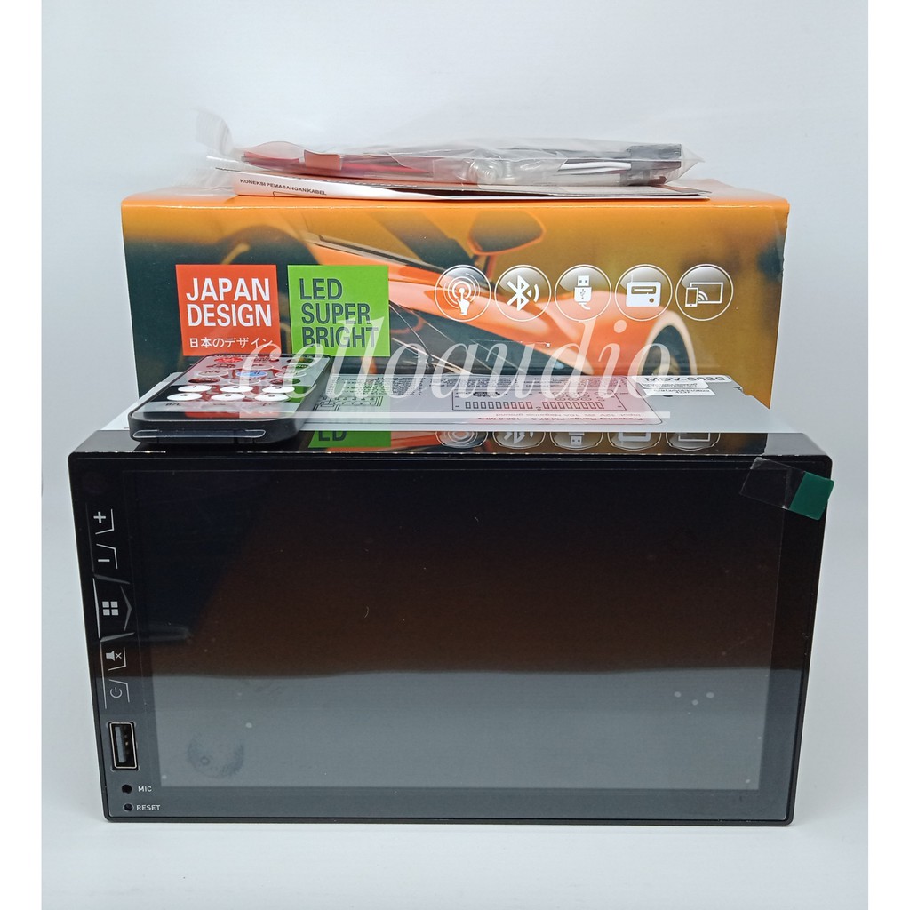 Head Unit MP3 Double Din MVIDIA MDV-6630 Deckless MDV 6630