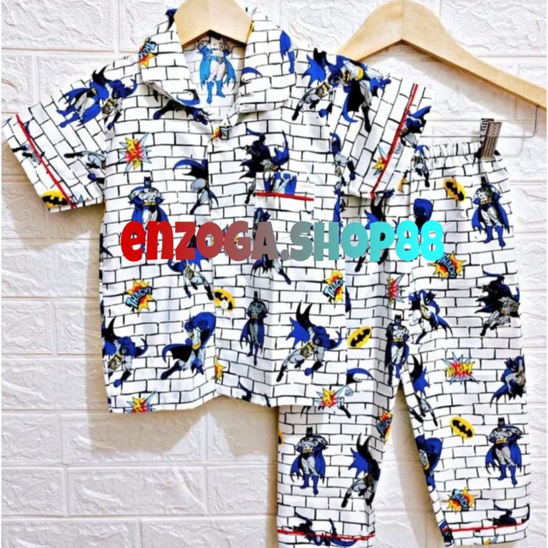 piyama anak/baju tidur anak laki laki umur 1-12 tahun/set baju tidur anak