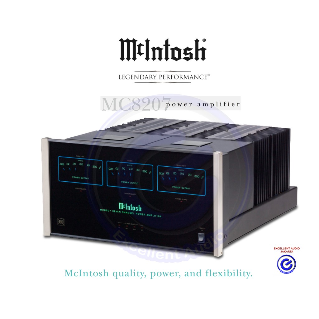 McIntosh MC 8207 power amplifier 7 channel