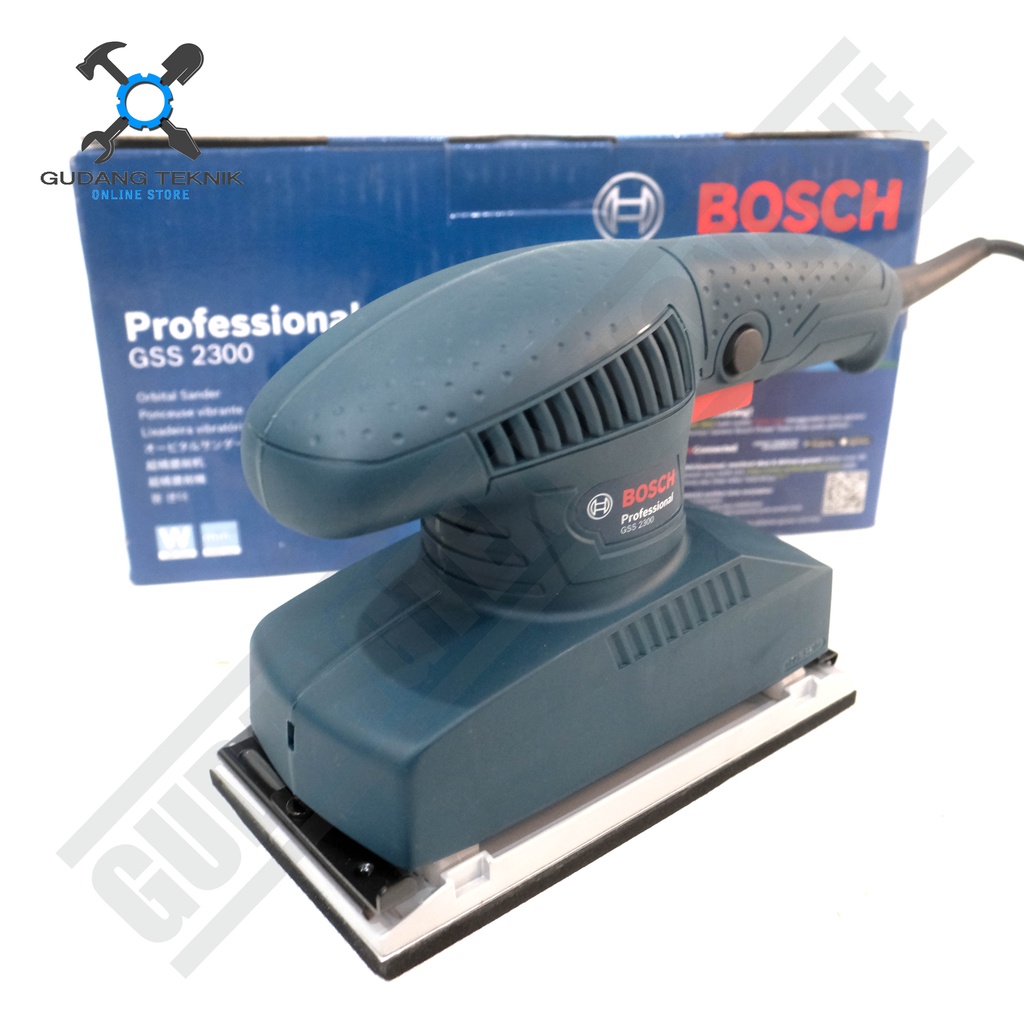 Mesin Amplas Sander BOSCH GSS2300 / Finishing Sander GSS 2300 - Orbital Sander GSS-2300 BOSCH