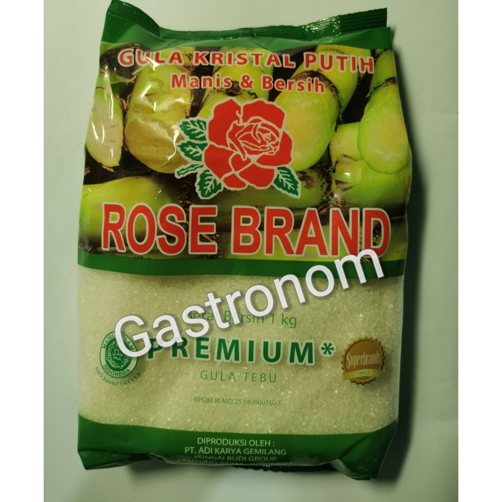 

Rose Brand Gula Kristal Putih Premium 1 Kg