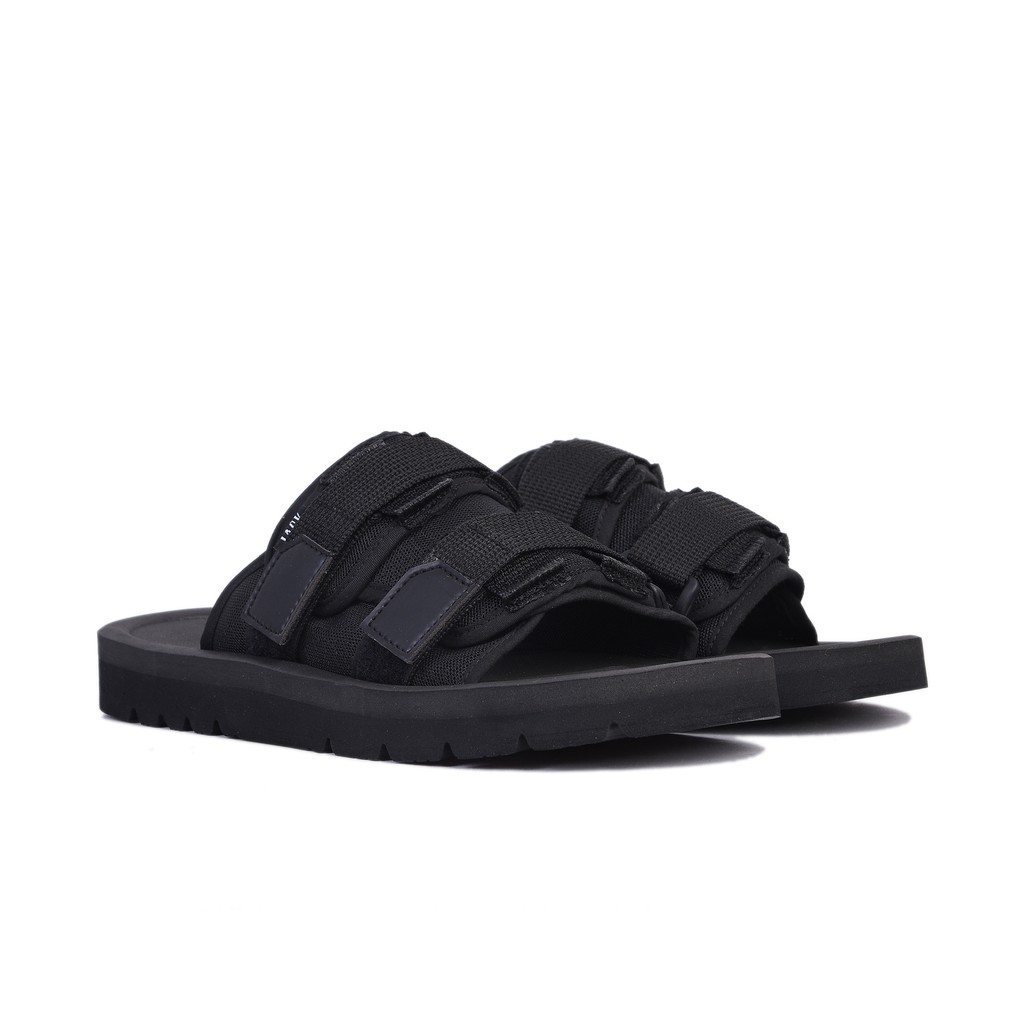 Almo Black | Sendal Gunung Hitam Original Santai Kasual Pria Lokal Sandal Footwear New | FORIND Jack