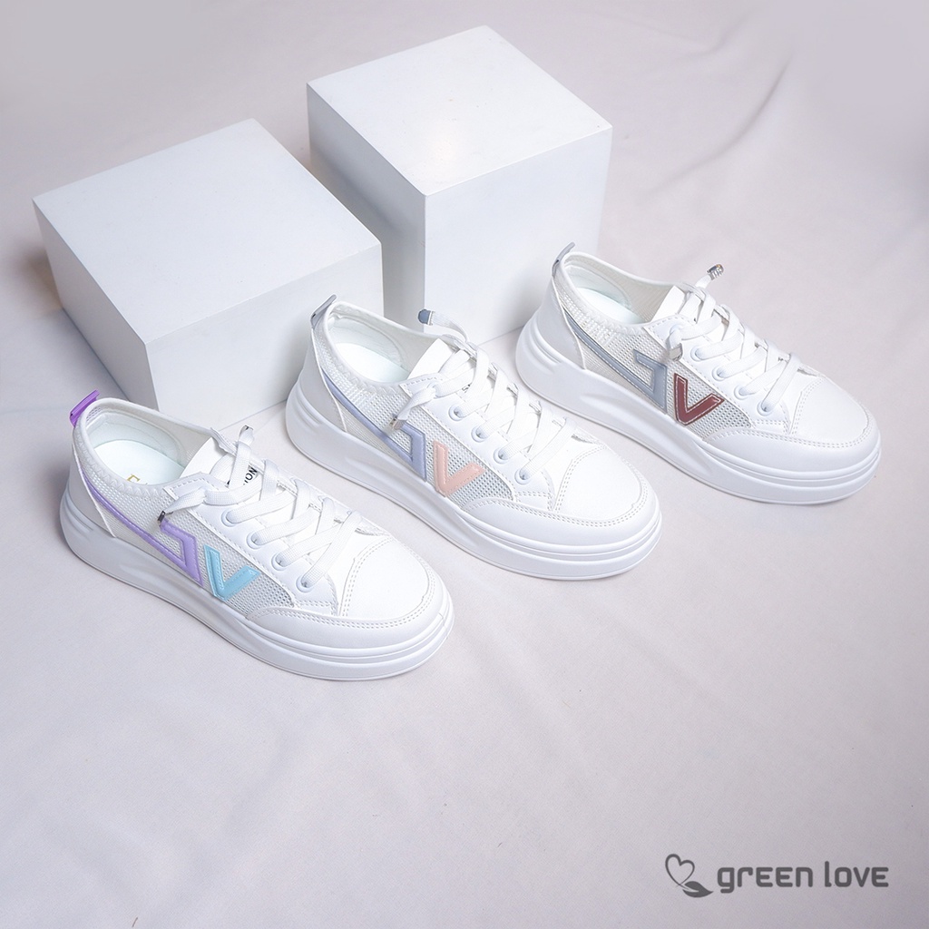 Green Love Sepatu Sneakers CANDY