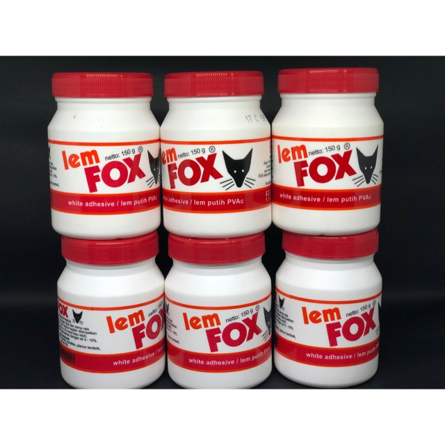 

Lem fox White Adhesive PVAc 150g