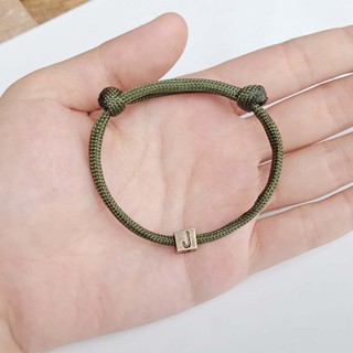  Gelang Inisial Nama  Bronze Paracord Shopee Indonesia