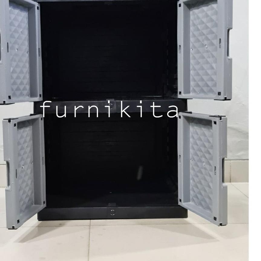 BISA COD ✔️LEMARI PLASTIK KUNCI MINI TABITHA SUSUN 2|SQ3