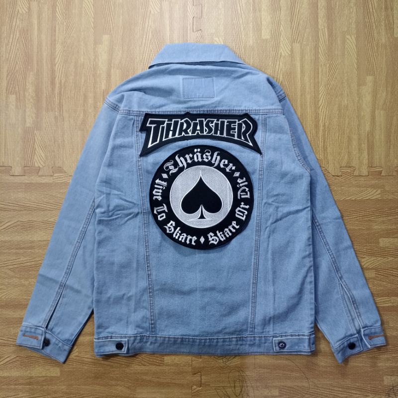 BACKPATCH BORDIR THRASHER SATU SET TERLARIS