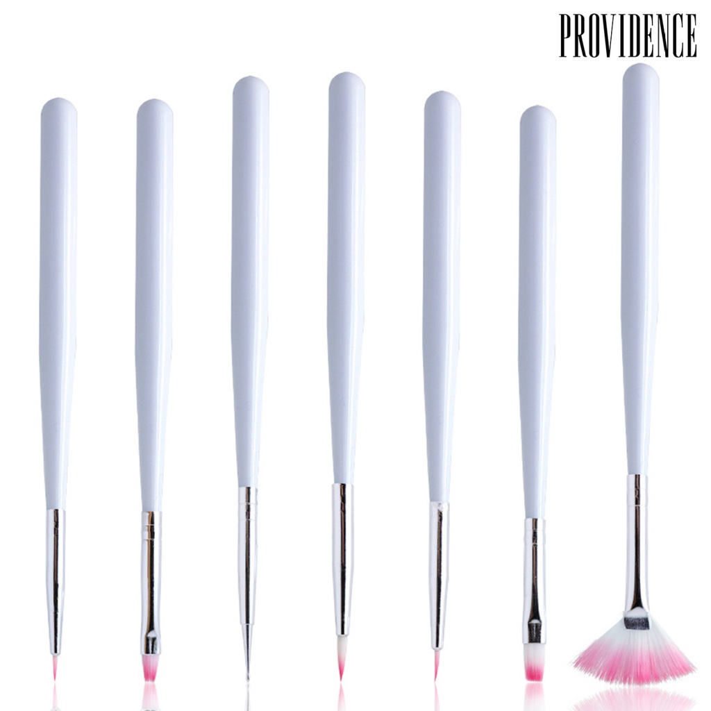 Providence 7Pcs Professional UV Gel Brush Pens Nail Art DIY Painting Manicure Tool Set