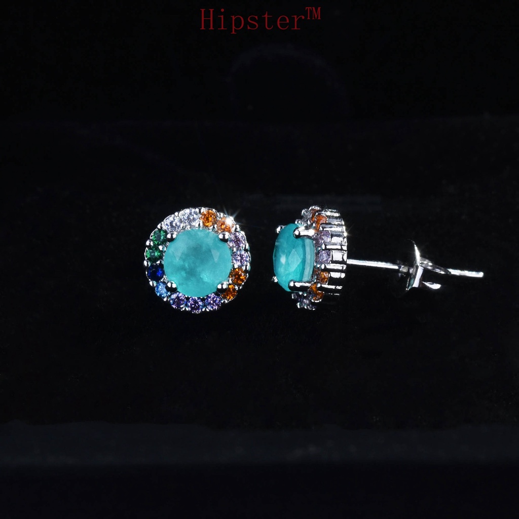 Fashion Moissanite Stud Earrings Ornament