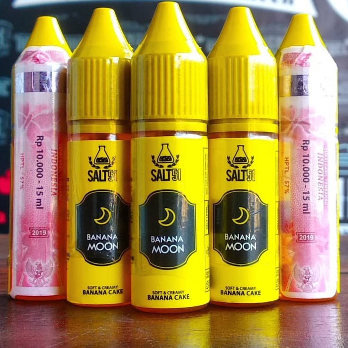 LIQUID SALTNIC BANANA MOON 15 ML 25 MG