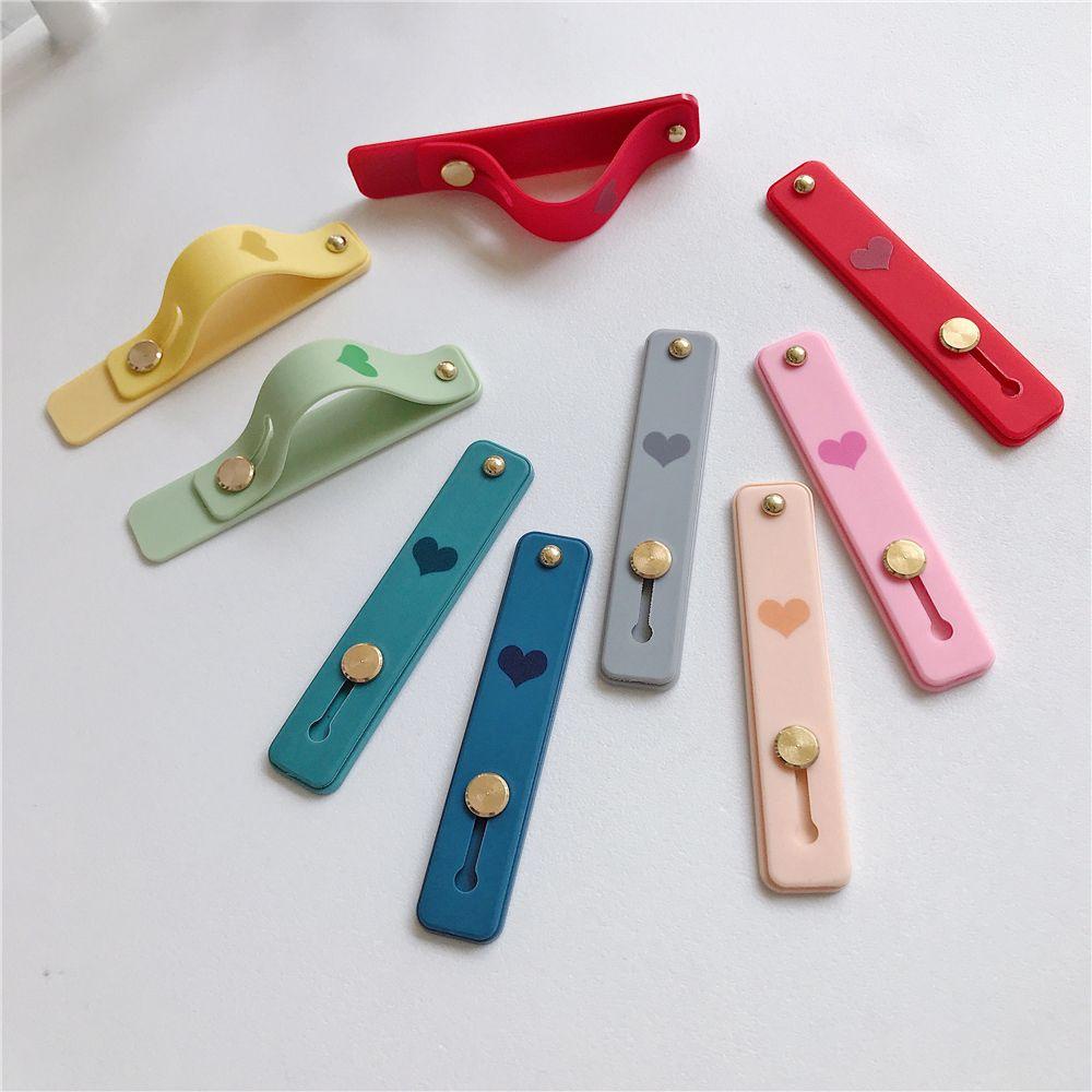 Suyo Phone Holder Candy Color Bracket Hand Band Grip Stand/Tempat Dudukan Pegangan