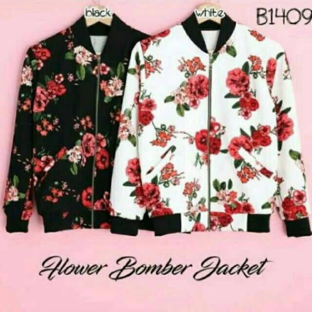 JNY.Co Jaket Bomber BUNGA