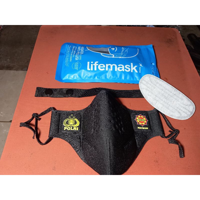 MASKER TOMO ORIGINAL POLRI BRIMOB
