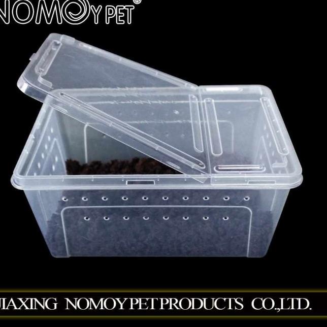 ♀ Kotak Box Mika Kandang Reptil Gecko Ular Kodok Pacman Serangga - Small (H3) ✮